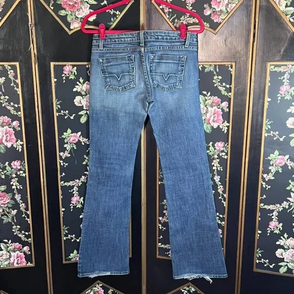 Street Denim Low Rise Bootcut Jeans Size 24 - Picture 2 of 8